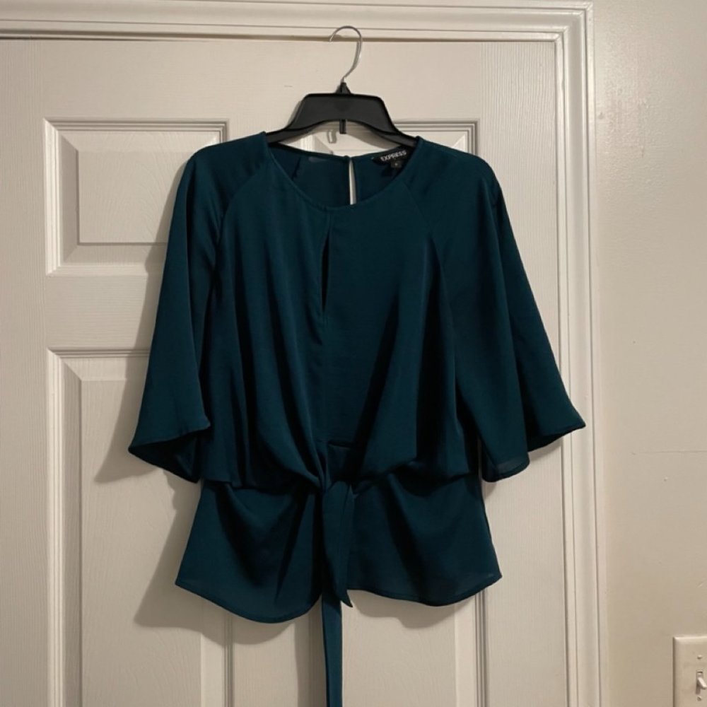 Express Blouse Deep Green, Size L